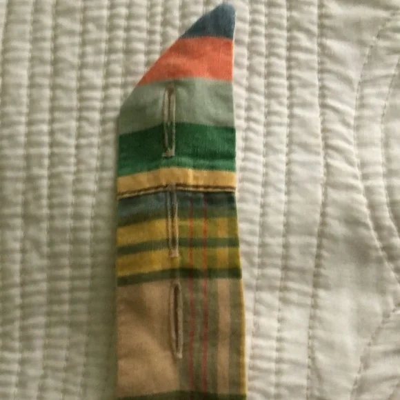 J. Crew vintage madras adjustable strap or halter tie style tank top FIRM price - Picture 10 of 11